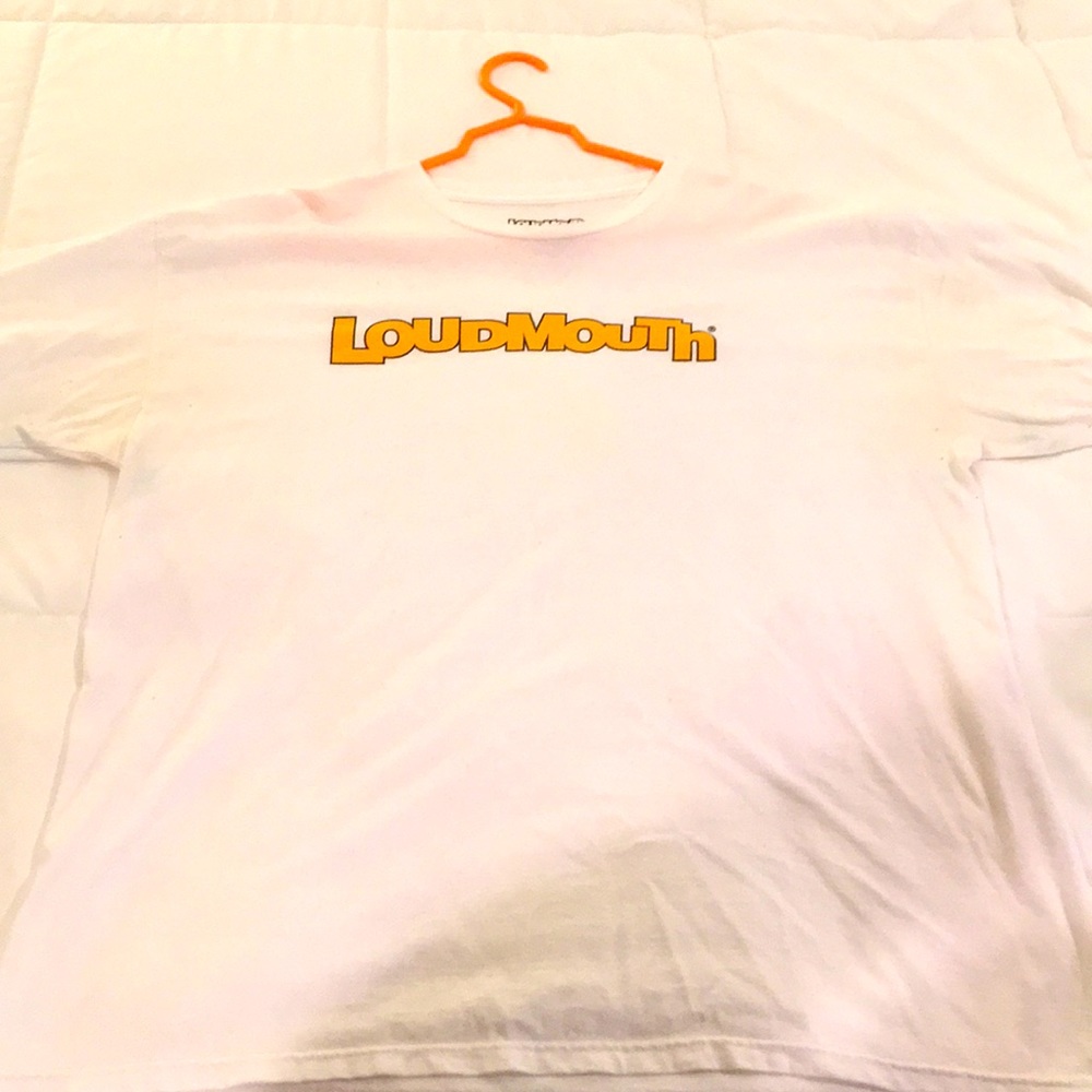 Mens LoudMouth Tee XL White
